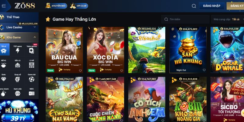 ZO88 - Nhà Cái Online Uy Tín Với Kho Game Đẳng Cấp Quốc Tế ZO88 công bố những sảnh game hot nhất 2025